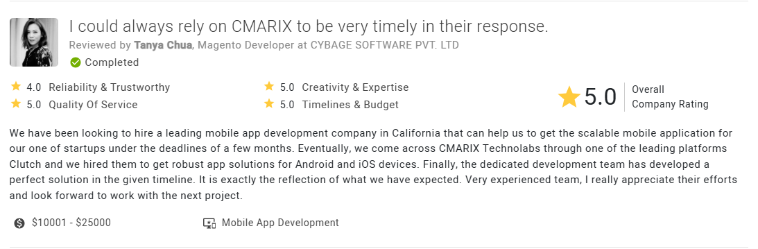 Top Developer Reviews